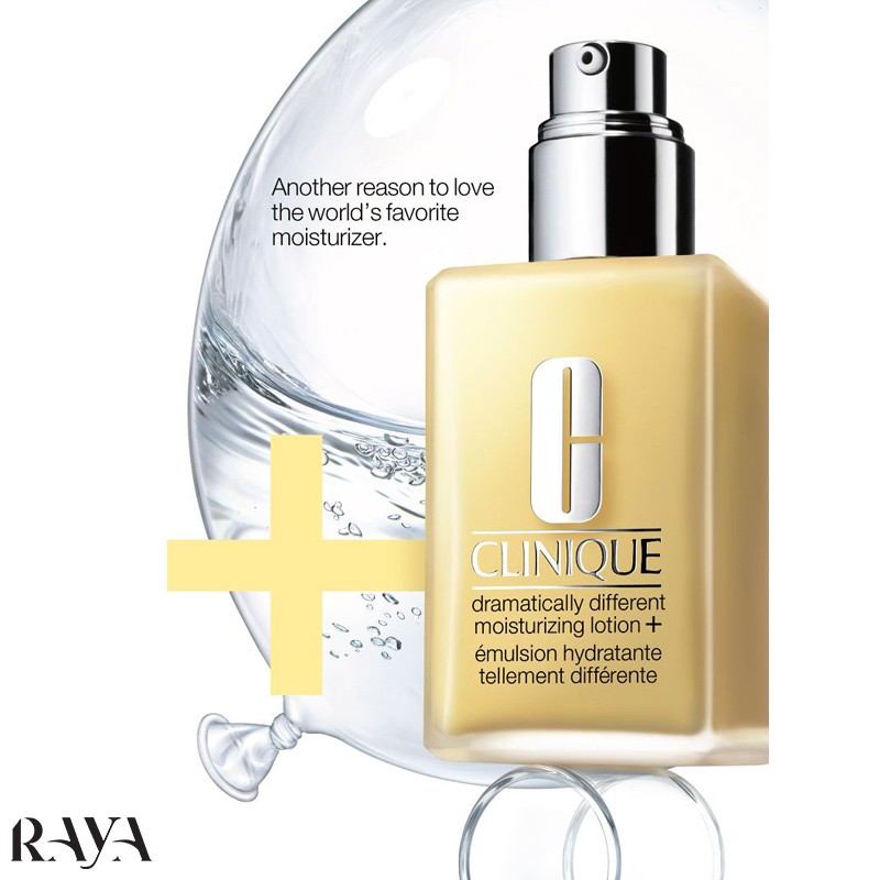 لوسیون آبرسان دراماتیکالی دیفرنت کلینیک مدل لوسیون پلاس حجم 15، 30، 50، 125 میل Clinique Dramatically Different Moisturizing Lotion